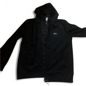 ALO Yoga Black Hoodie Jacket
